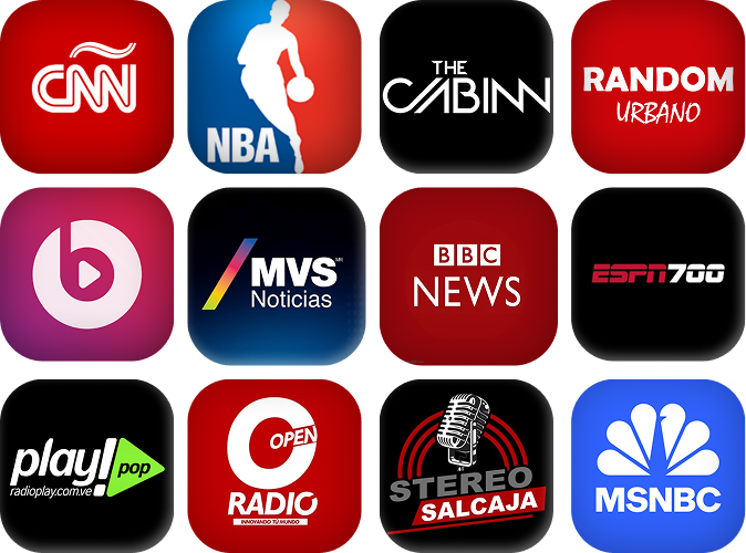 Top news channels available on Listen Novv